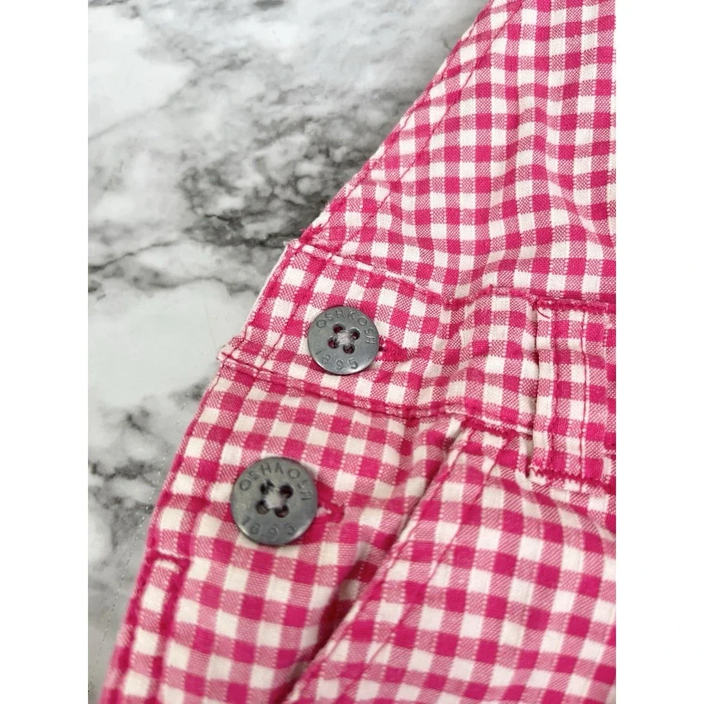 Vintage Oshkosh Girls Picnic Overall Dress Size 2T Vestbak 90's Cottage Core